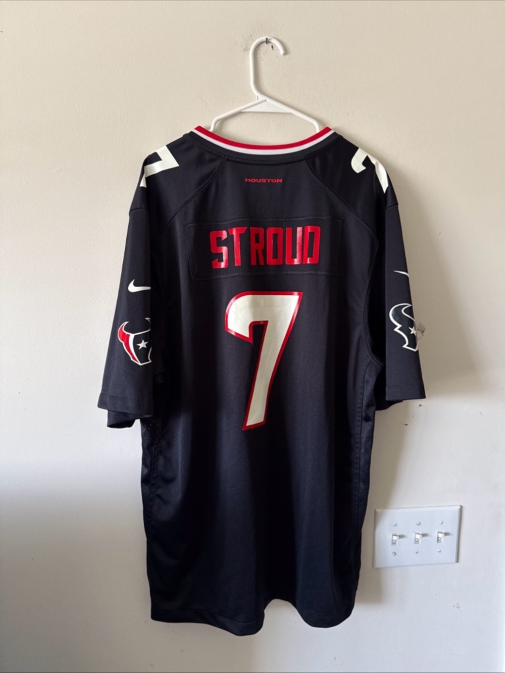 Men’s Nike CJ Stroud #7 Houston Texans NFL Football Game Home Jersey Sz XL RARE - Picture 6 of 6